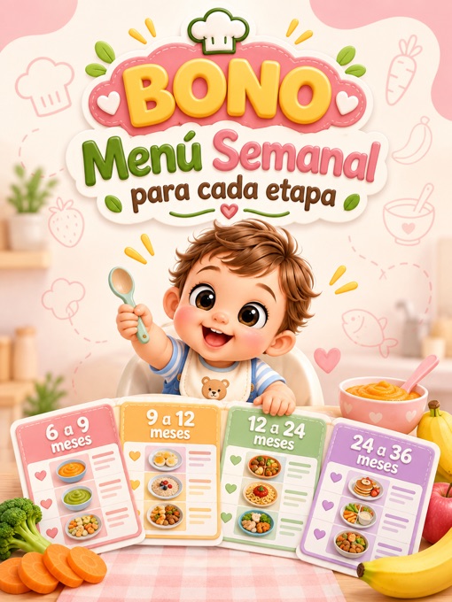 Menú semanal para cada etapa